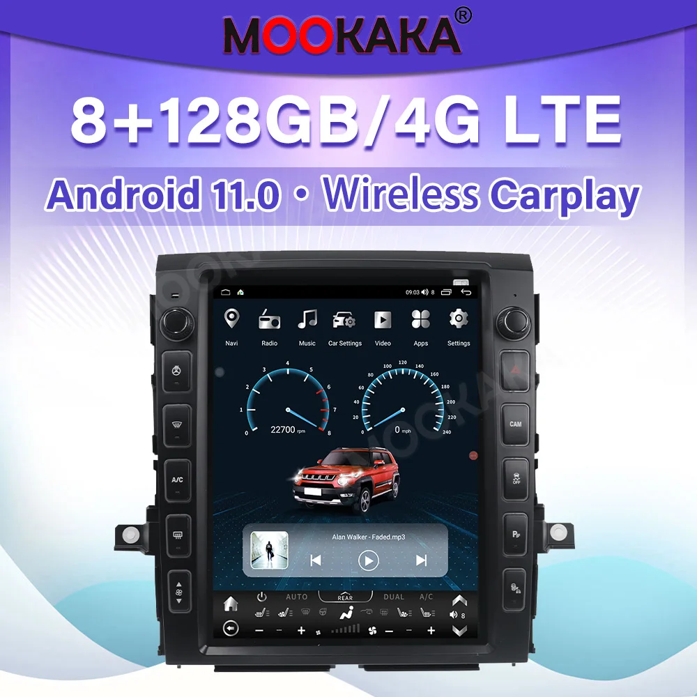 Carplay Android For Nissan TITAN 2016-2019 GPS Navigation Car Multimedia Player Touch Screen DSP Auto Stereo Head Unit