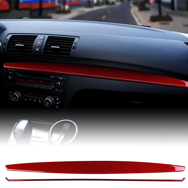 

Instrument Panel strip Car inside Trim Accessories Sticker For BMW 1 Series E81 E82 E87 E88 2008-2013