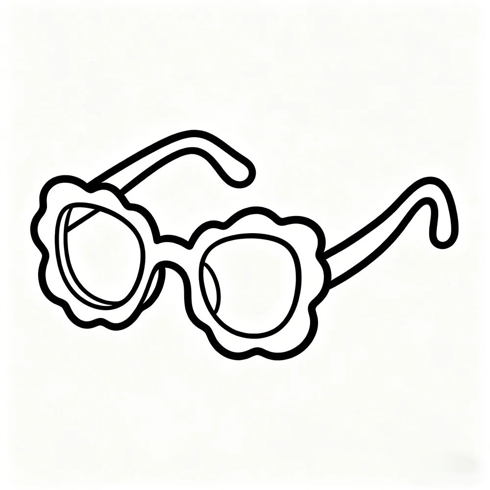 

Personalized Customized Glasses Black Clear