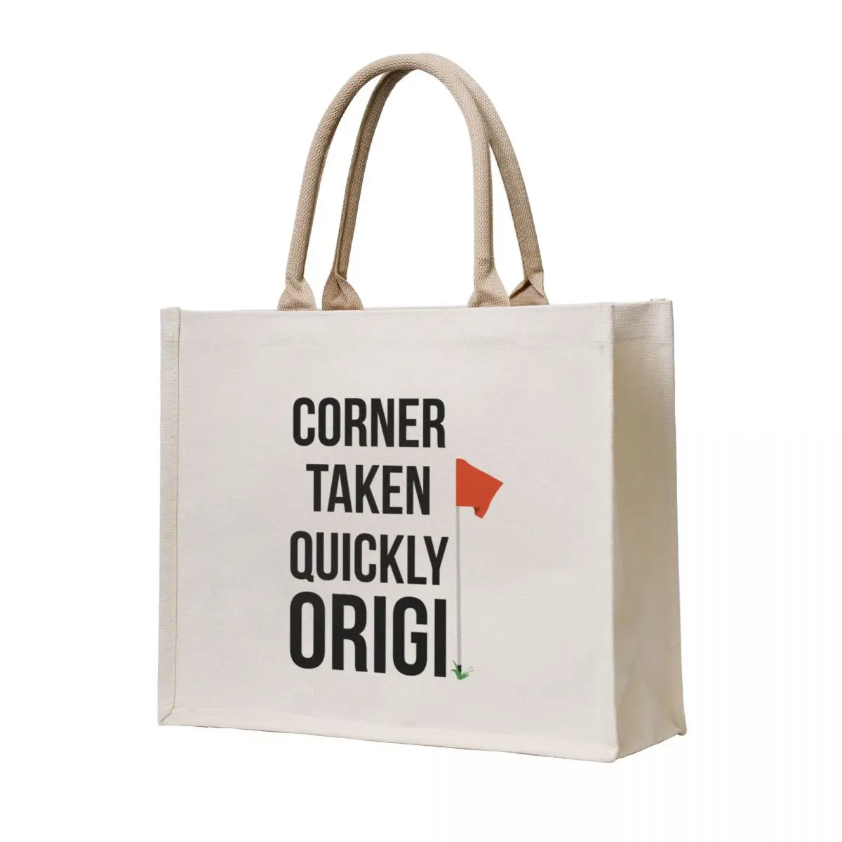 

Corner Taken Quickly Origi Tote Bag Canvas shoulder bag bags luxury women Gift bag