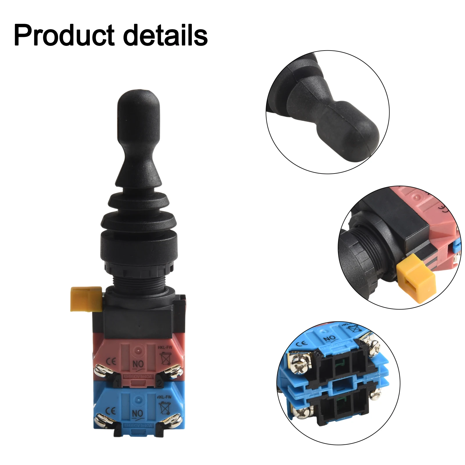 

4 Position Switch Joystick Switch Electrical Circuits 4NO Contacts Electrical Lifespan 50,000 Max Isolation Voltage AC 600V