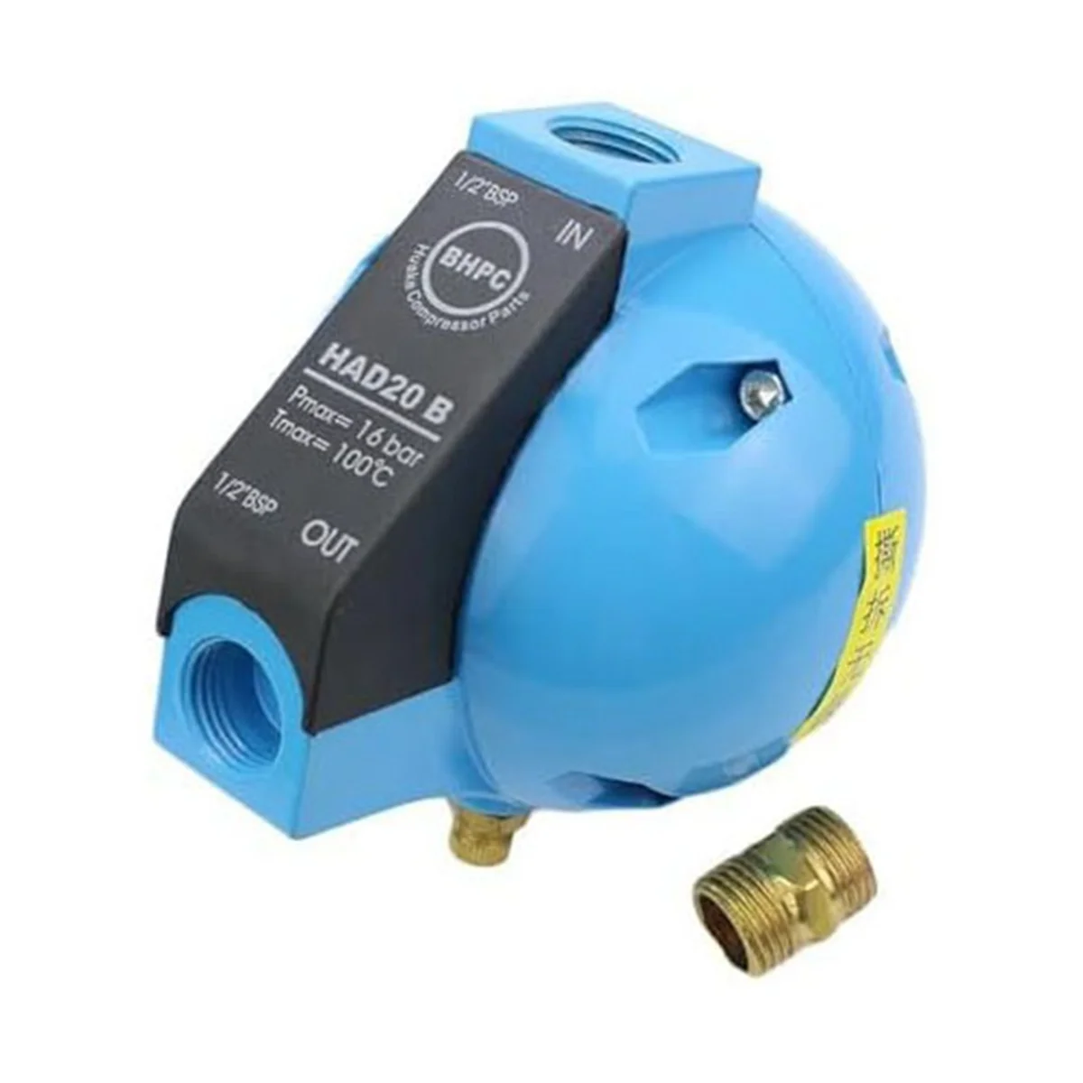 

HAD20B Compressed Air Automatic Float Drain Valve 1/2Inch BSP 400L/M Condensate Water Machine