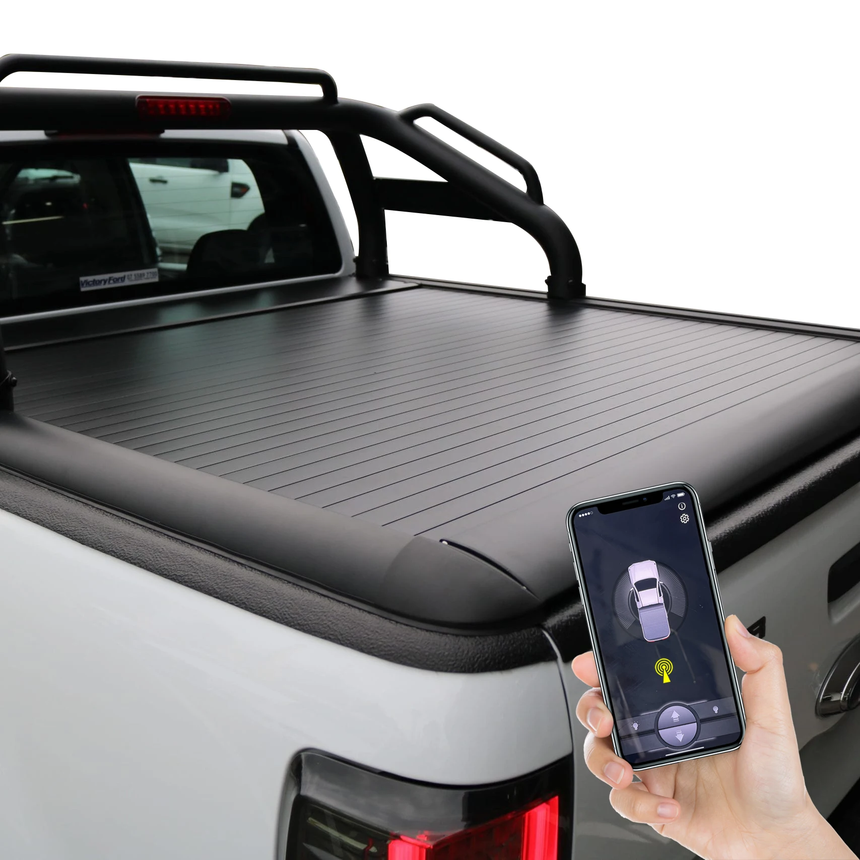 

High Quality Car Accessories Retractable Roller Lid Shutter Roll Up Tonneau Cover for Toyota Hilux Ford Ranger Mitsubishi Triton