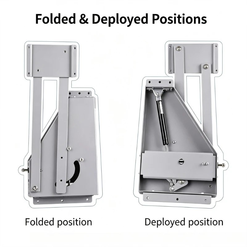 Damping Cabinet Lifter Bracket Soft‑Close Wall Hanging Cabinet Storage Basket Lifting Mechanism Kitchen Hardware Accessory