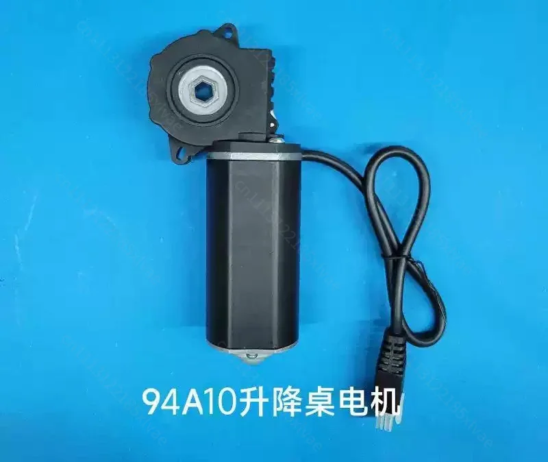 94A10 Lifting Motor 3‑Piece Kit, Manual Control Lift Table Desk Accessory 6MM/8MM Hex Hole, 40KG 107RPM Drive Motor Set