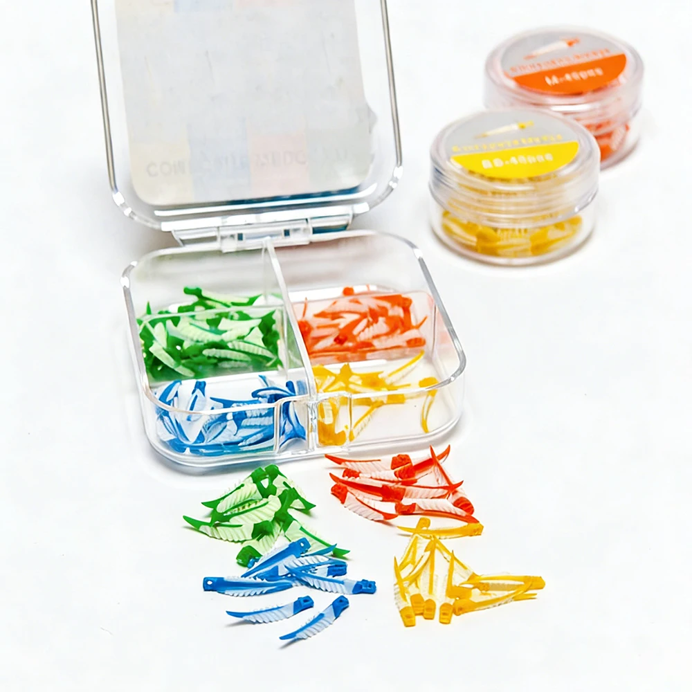 AG New Dental Interdental Wedges Sealing Composite Wedges Silicone Suitable Adaptive Dentist Material for Tooth Restoration