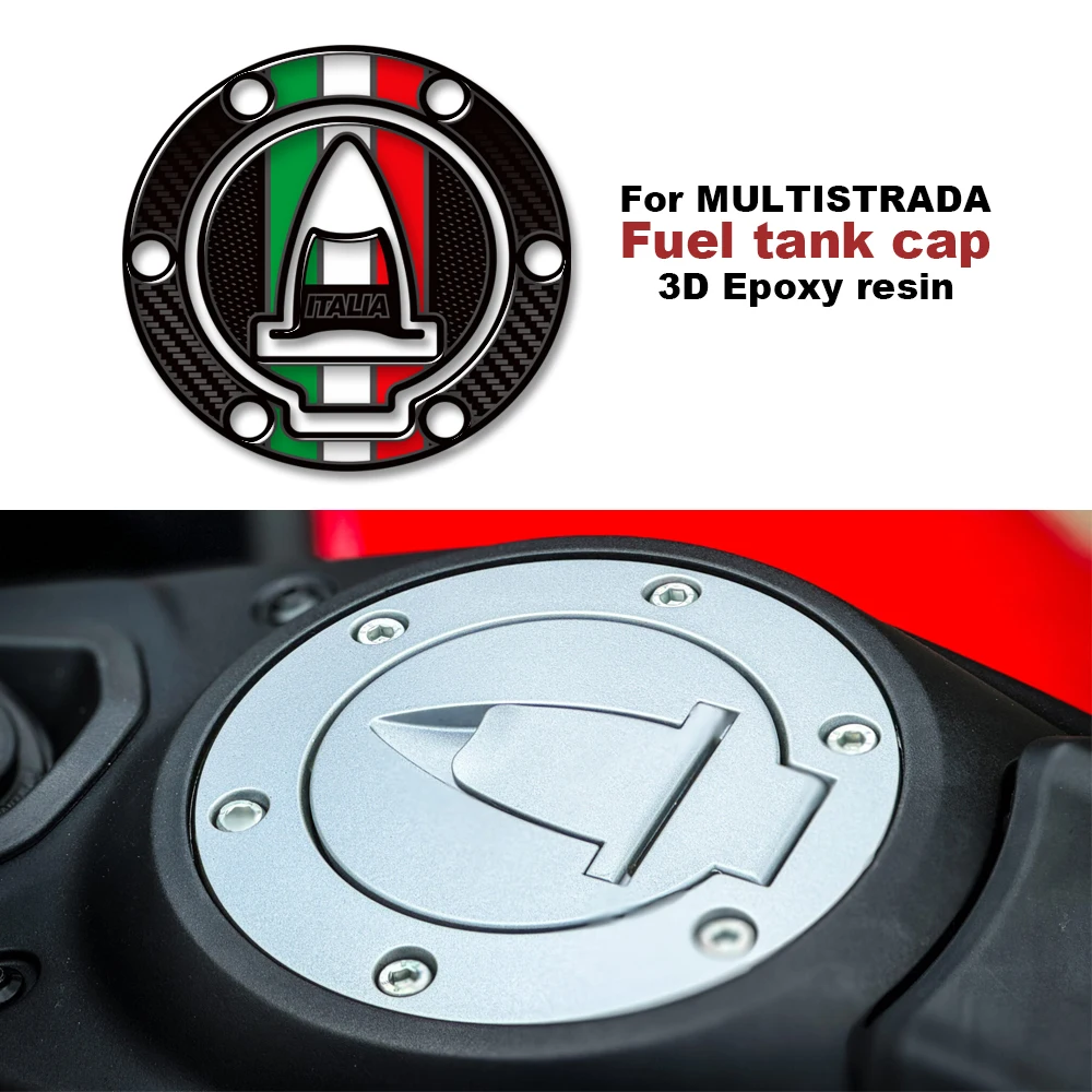 

For Ducati MULTISTRADA 950 1000 1100 1200 1260 V2 V4 Motorcycle Tank pad cap protector stickers decals