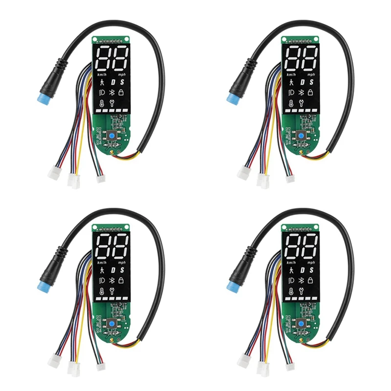 

4X Electric Scooter Accessories Main Board LED Display Dashboard For Xiaomi 1S Electric Scooter Parts