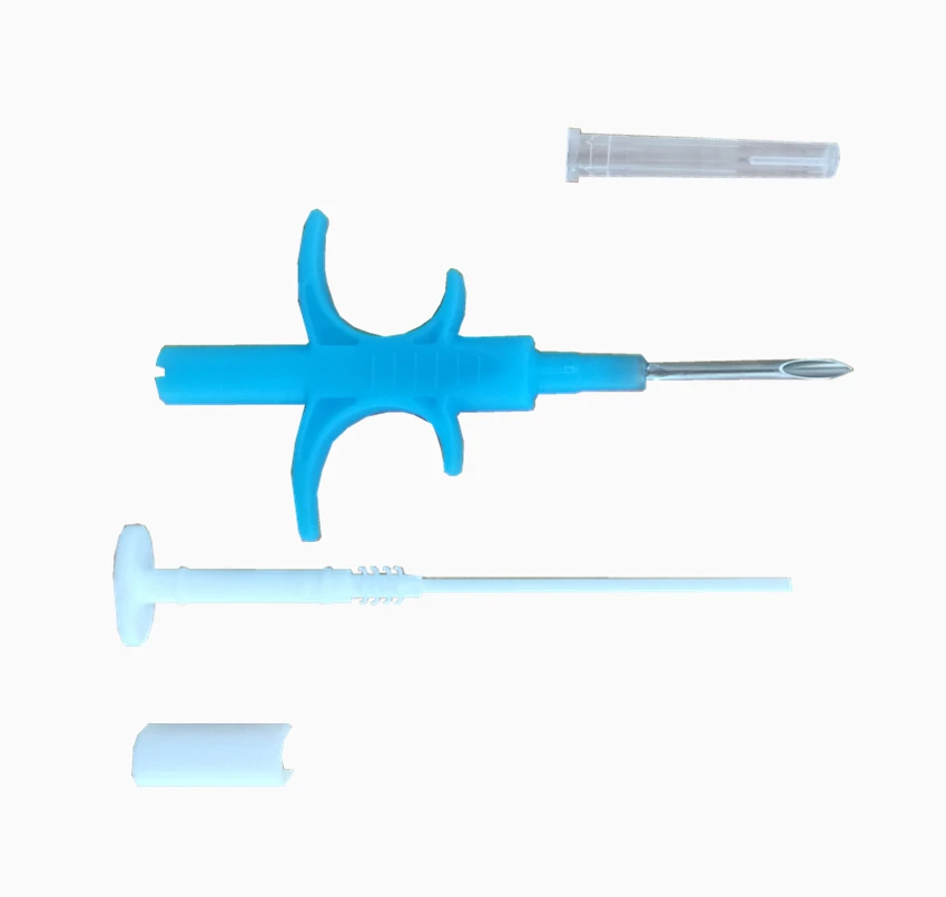 Injectable Animal Temperature chip with syringe ISO11784/85 FDX-B 134.2KHz 2.12*12mm Bio-glass for pets dogs, cats, cattle, goat