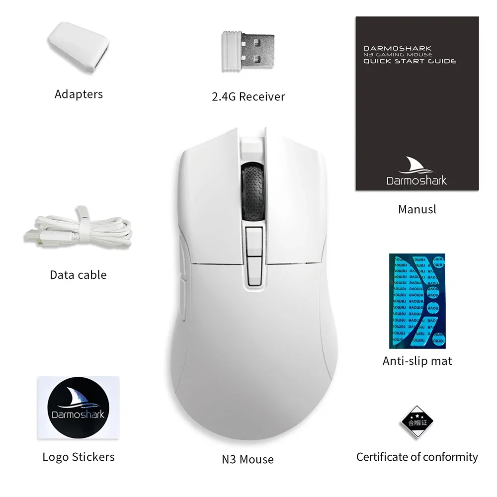 N3 Bluetooth Wireless Esports Gaming Mouse PAM3395 Optical Sensor 26000DPI 7 Key TTC  Computer Laptop