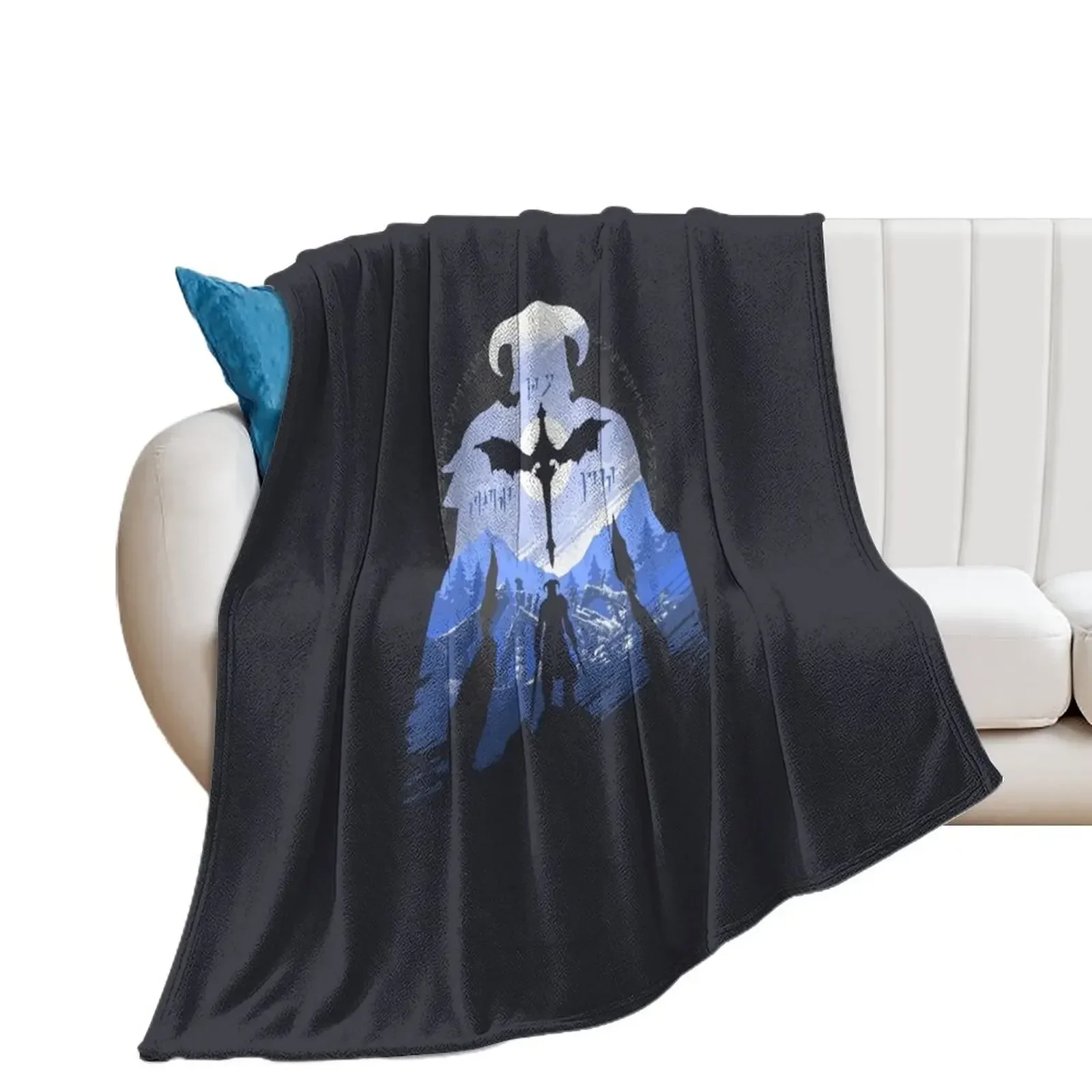 The Last Dragonborn Throw Blanket Extra Large Throw heavy to sleep Blankets