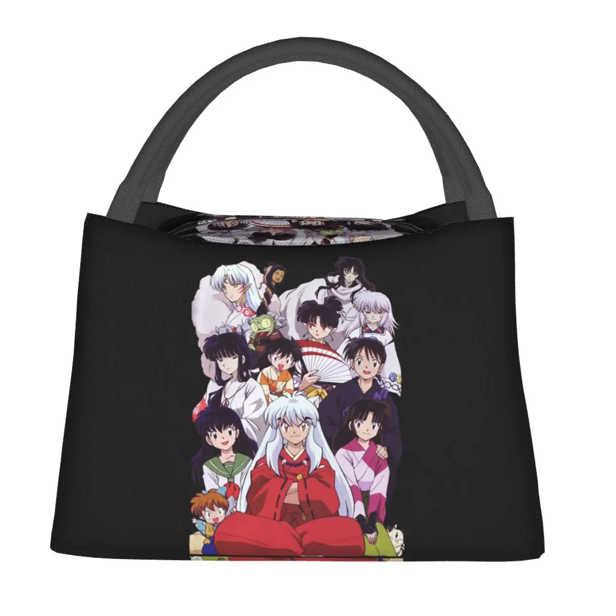 

Manga Kimono Inuyasha Sesshomaru Insulated Lunch Bag for Women Children Leakproof Food Boxes Thermal Lunch Box Tote