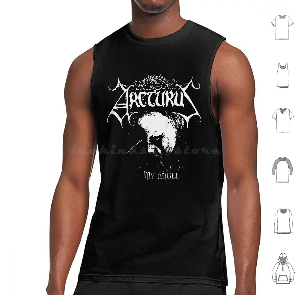 Arcturus Tank Tops Print Cotton Burzum Arcturus Black Metal Band Death Metal Band Emperor Kreator Napalm Death