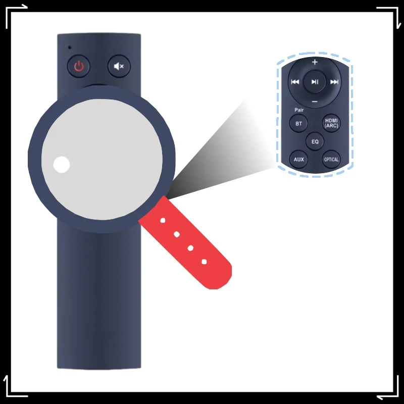 Replacement Remote Control Compatible with Philips TAB5105 TAB5305/10 TAB5305/12 TAB5305/37 TAB5305/96 Audio Speaker