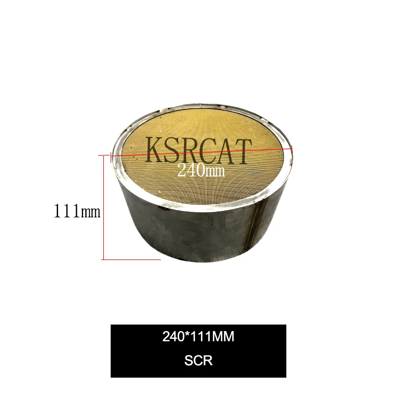 

Exhaust gas Cleaning Catalyst substrate SCR 240*111mm Selective Catalytic reduction For Volvo Diesel Truck engine parts