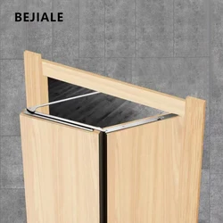 304 Stainless Steel 180 Degree Flat Open Folding Door Hardware Wooden Door Hinges Multifunctional Double Folding Door Connector