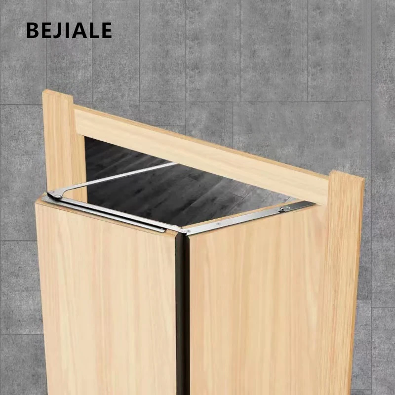 Hardware de Porta Dobrável em 304 180 Graus Abertos Dobradiças de Madeira Conector Multifuncional de Porta Dobrável Aço Inoxidável