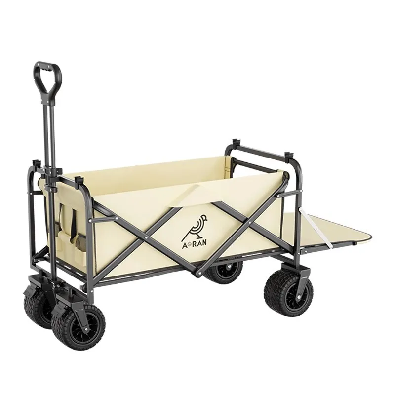 

Folding Cart Portable Foldable Picnic Wheel Cart Picnic Pull Cart Trolley with Wheels Shopping Storage and Transportation Tools