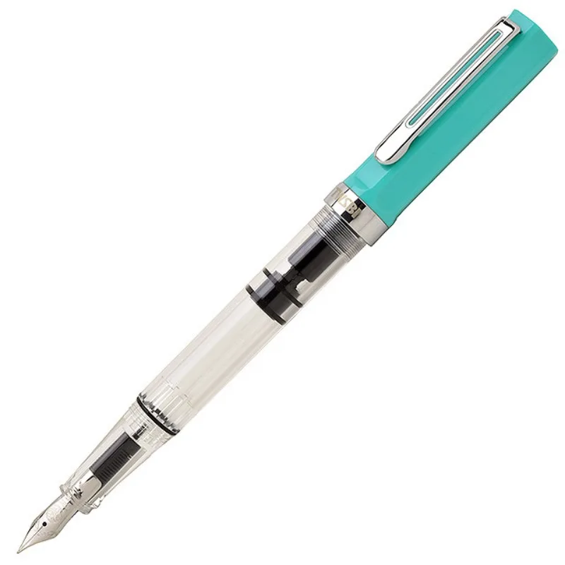 The Latest Resin Fountain Pen TWSBI ECO Transparent Piston Ink Pen EF F 0.5 Teacher Student Calligraphy Practice Gift Stationery