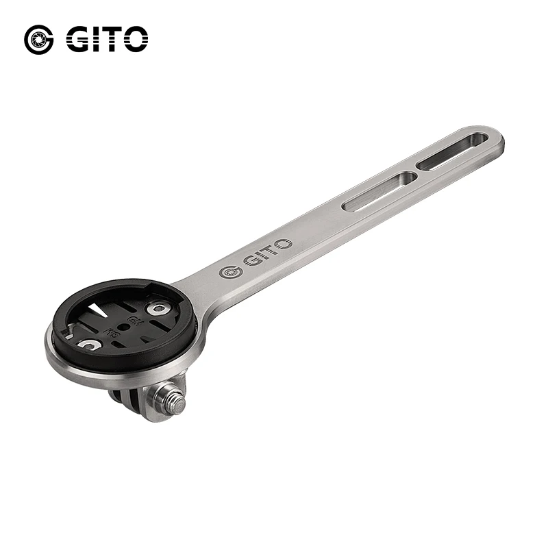 

GITO Aero Titanium Underside MTB Bicycle Computer Mount Road Bike Bryton Garmin Holder for Igpsport Wahoo Cateye Accessories