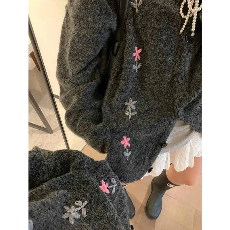 Suéteres, Cardigans e Jumpers Femininos de Cashmere e Lã com Botões de Pérola, Estilo Regular, Xadrez, Lazer, Noite, Elegante, Sofisticado e Colorido