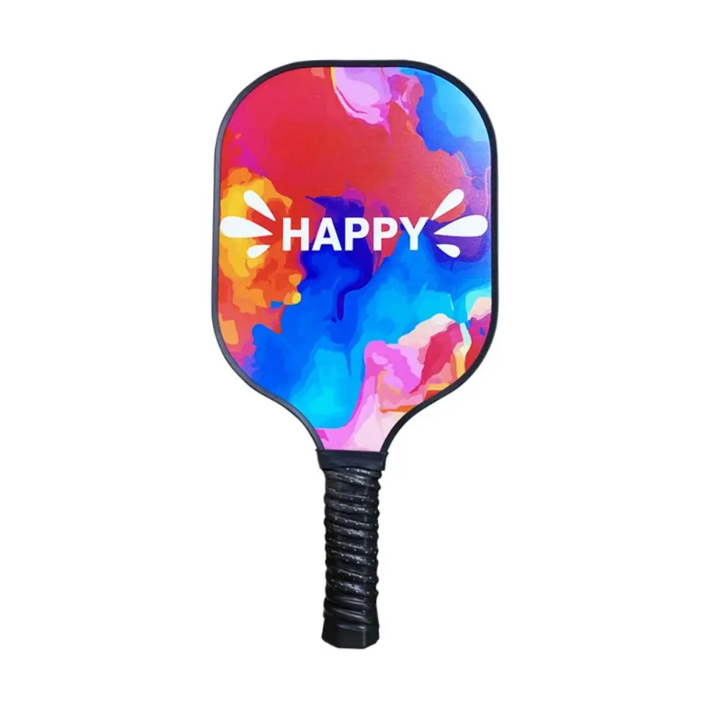 Fiberglass Surface Pickleball Paddle Set Multi-Pattern Portable Pickleball Balls Set Lightweight with Carry Bag