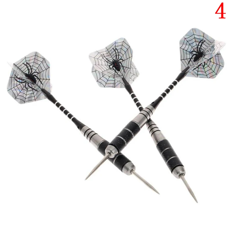 Agulhas Anti-Fall Full Metal Darts Set, Eixo De Aço Macio, Video Game Indoor, Dardos De Segurança, 3 PCs, Pack 22g