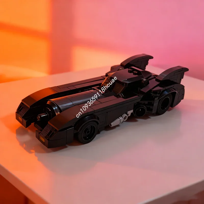 406pcs MOC Tim Burton S Batmobile Super Model Building Toys Blocks Assemble DIY Idea Education Festival Gift Brick Birthday view 2
