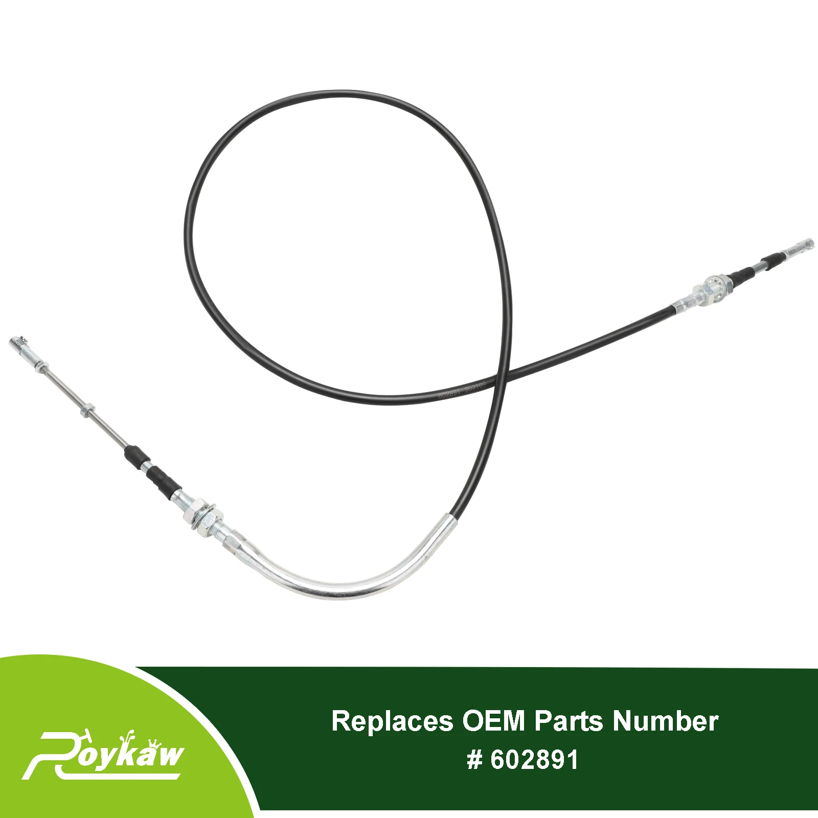 Roykaw Golf Cart Transmission Shift Cable Forward/Reverse for 2004-Up EZGO TXT, MPT 800/1200, ST Series, OEM # 602891