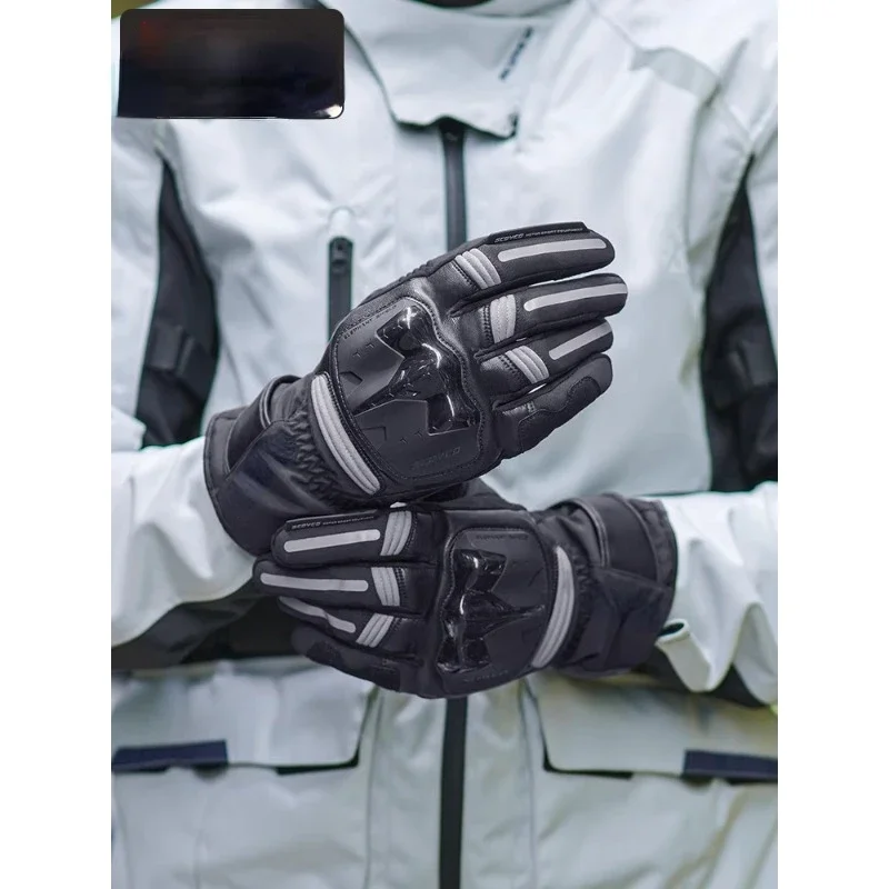 Motorcycle Riding Gloves Winter Motorcycle off-Road Waterproof Warm-Keeping and Cold-Proof Knight Drop