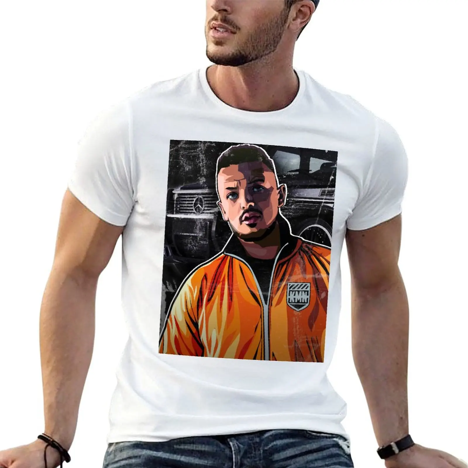 Rap man GANG rap man shirts / t KMN / German / shirt AZET music T-Shirt t cotton HipHop cotton