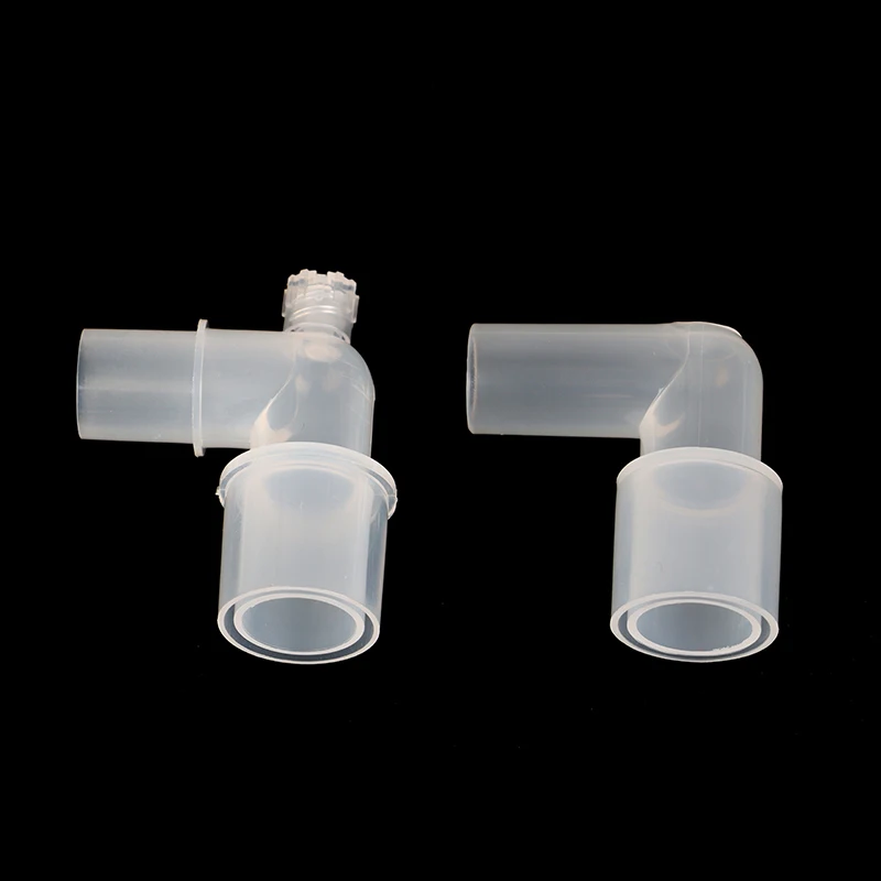 Tracheal Intubation Elbow Connector, 90 Degree Anesthesia Tube Circuit