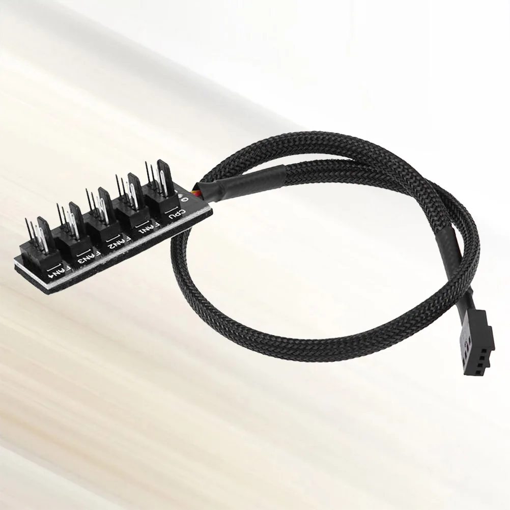 

Fan Extension Cable Motherboard PC Power Connector Adapter Splitter PWM Interface Compatibility Easy Installation Durable