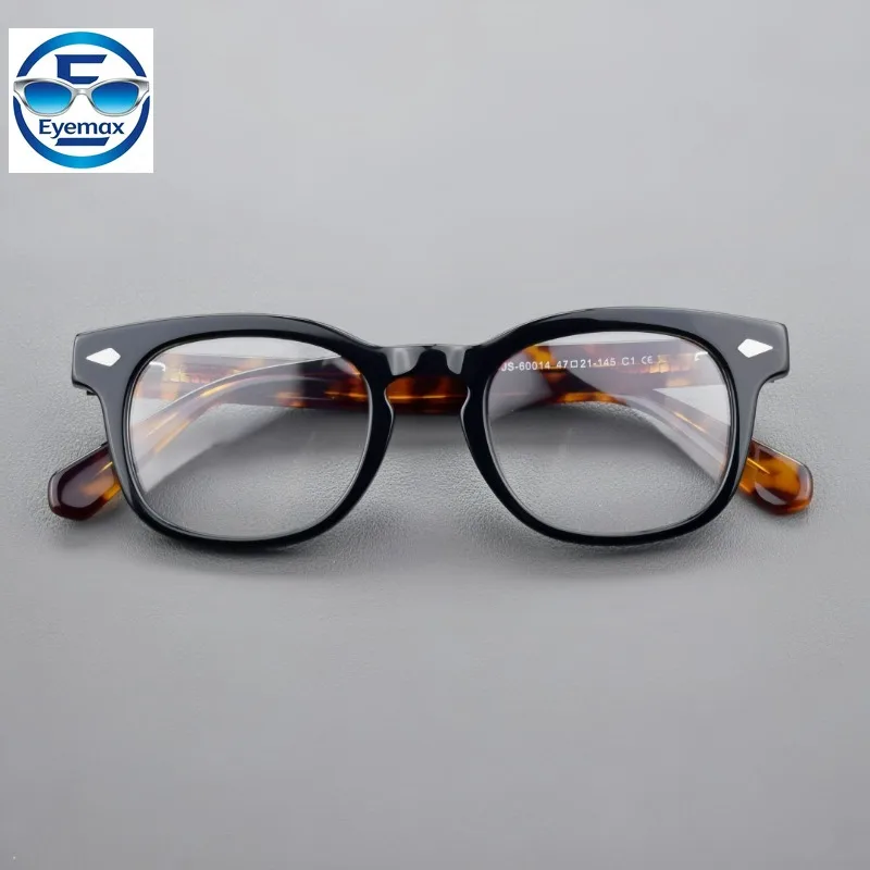 Handmade Acetate Round Eyeglasses Frame Vintage Tortoise Shell Optical Myopia Prescription Spectacles Men Women Fashion Eyewear