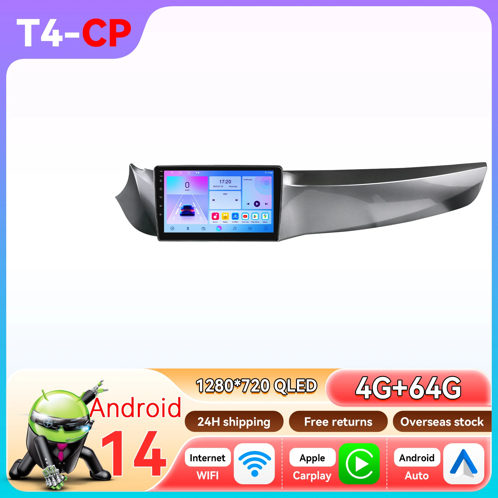 9 inch draadloze Carplay Android 14 autoradio voor Alfa Romeo Giulietta 2010 2011 2012 2013 2014 multimediaspeler GPS navigatie stereo audio 2din 8581 head unit