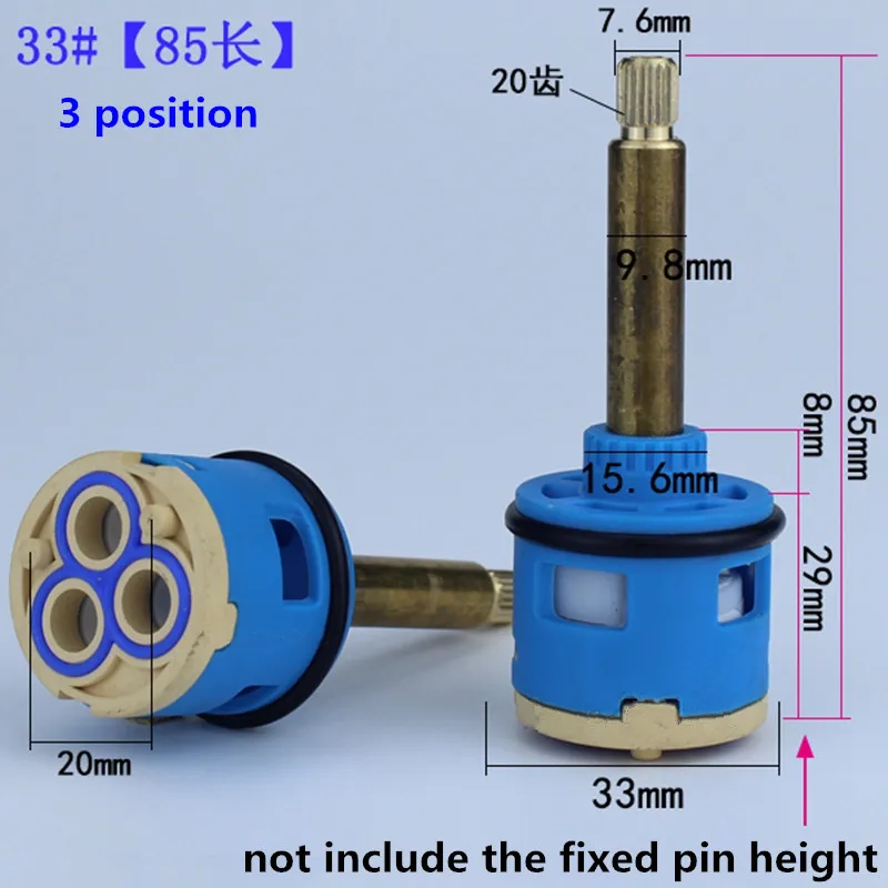 1PC accessori per cartucce rubinetto doccia soffione doccia vasca miscelatore acqua 3/4 posizione 26MM 28MM 33MM 35MM 37MM diametro.