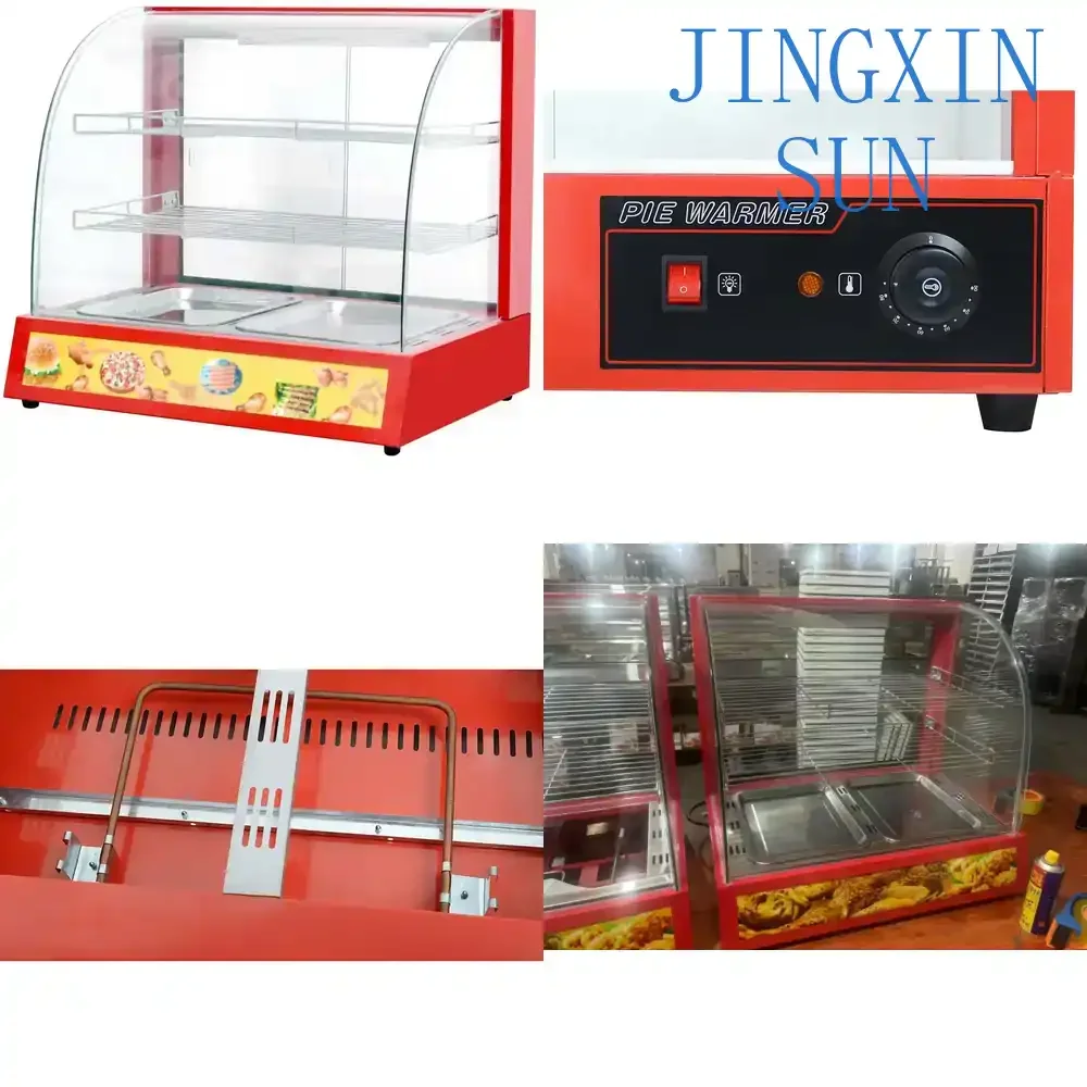 Commercial Electric Food Warmer Machine Hot Showcase Display for Fast Food for Chip for Shop Hotel Restaurant Cafeteria