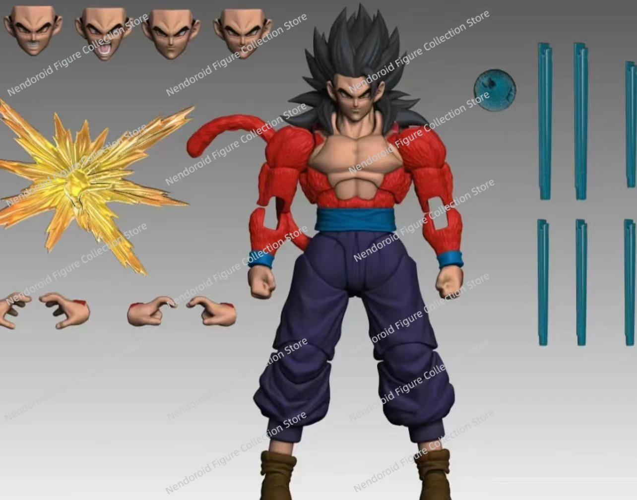 KW ドラゴンボール ブラック悟空 孫悟空 孫悟飯 アニメアクションフィギュア 超サイヤ人 映画版 DBZ モデル 多種類アクセサリー付き