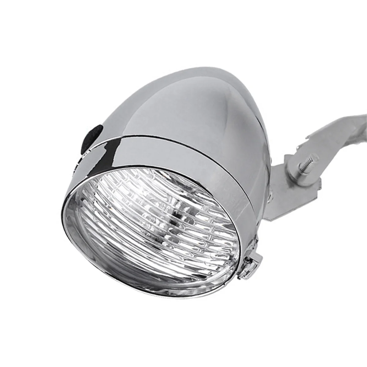 A71P المصابيح الأمامية للدراجة الجبلية المصابيح الأمامية الرجعية 3LED أضواء ركوب الخيل أضواء أمامية معدات ركوب الليل الفضة #6