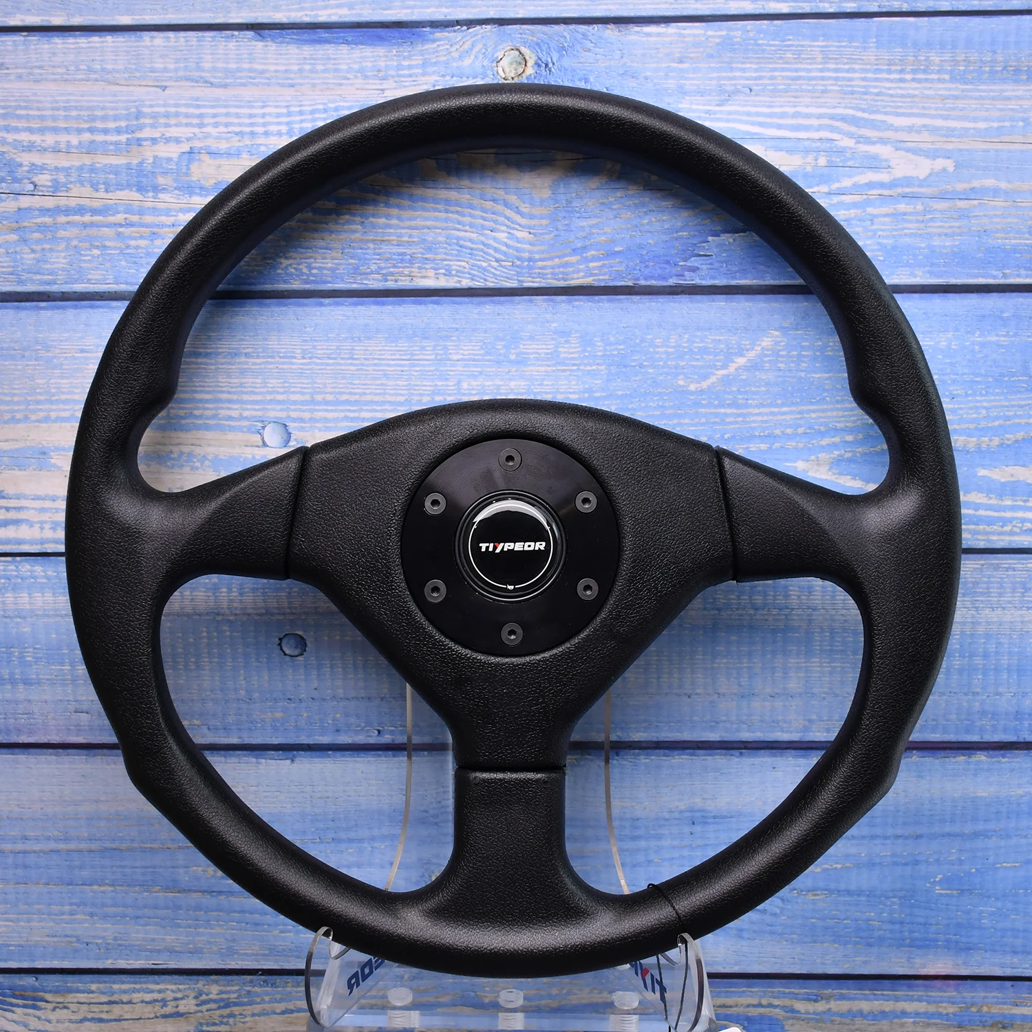 360mm 40mm Black PU Material Steering Wheel Modified Universal Wheel with No Hole Bracket