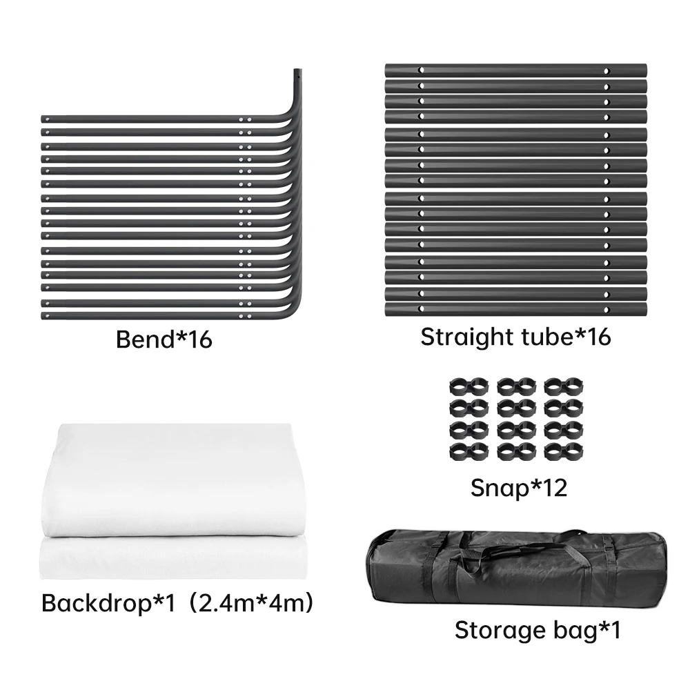 Foldable Green White Screen Photo Booth 2.4X4M Large Chroma Key Backdrop Quick Setup Film Maker Festival Christmas Party
