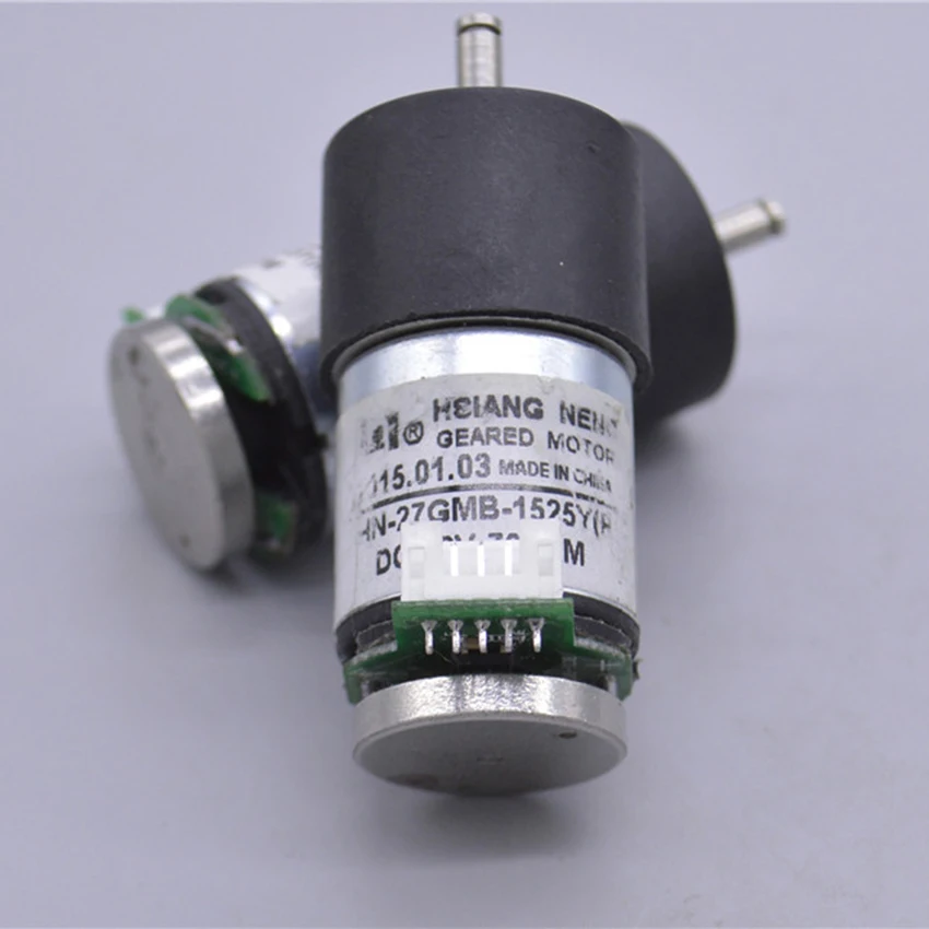 Original 12V 70RPM geared motor HN-27GMB-1525 micro DC motor with Hall sensor for robot model