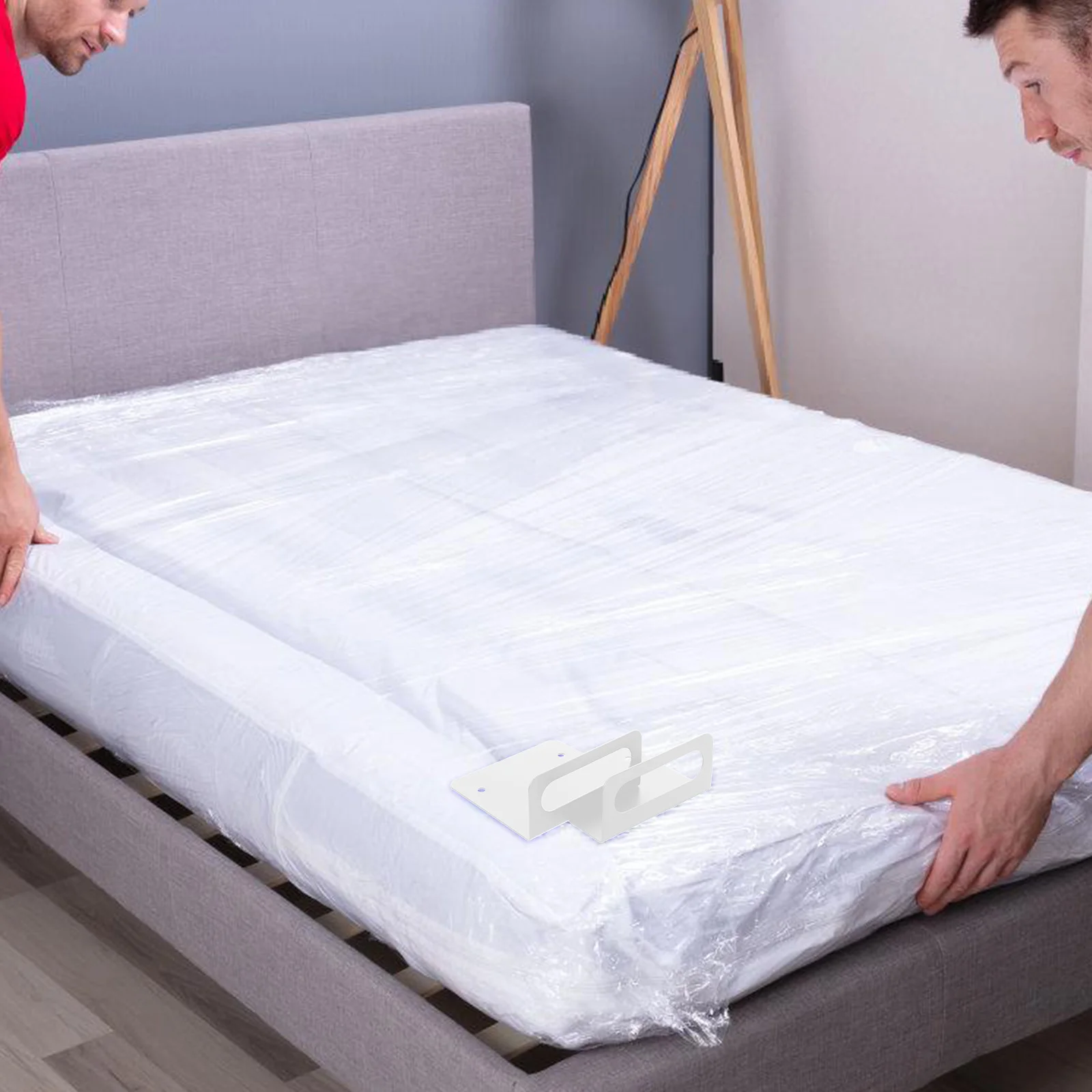 

2pcs Mattress Fixer Stopper No Drill Required Quick Install Anti-Slip Gripper For Bed Sofa Cushion Holder Non-Slip Base