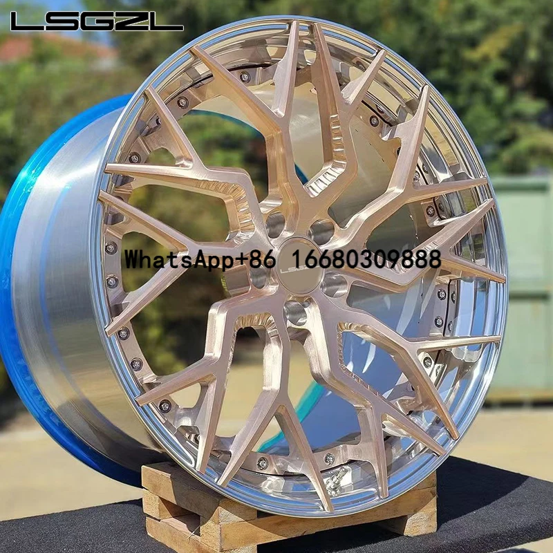 luxury deep concave car forged alloy wheel 5x114.3 5x120 5x130 15 18 19 20 22 24 26 inch  for C8 911 718 wheel rim