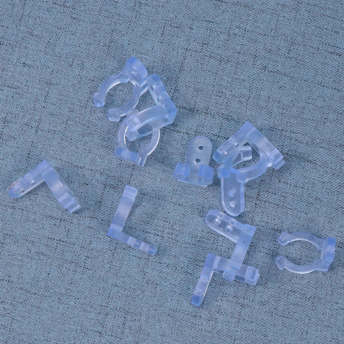 40Pcs LED Rope Light Clips Holder Strong Acid Resistant Mounting Clips for Cable Wire Cord Management on Wall Wood Deck Outdoor