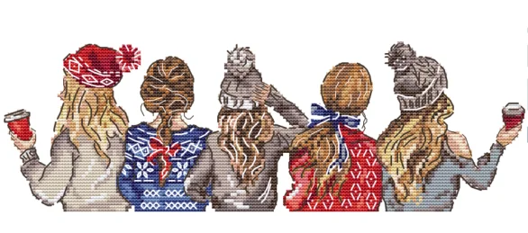 

Наборы для вышивки крестиком, шкафчик для холодильника, букет грибов, украшение для дома, Набор для вышивки крестиком для девочек