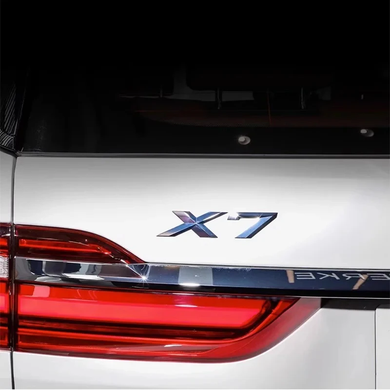 3D Car Letters Trunk Badge Sticker For BMW X1 E84 F48 X3 E83 G01 F25 X4 F26 G02 X5 E53 F15 E70 X6 E71 F16 Emblem Logo Lettering view 5