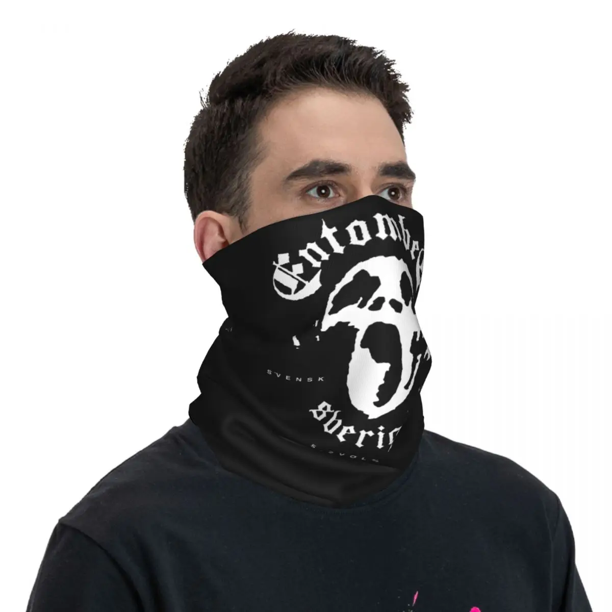 Couvre-cou bandana imprimé unisexe Entombed pour adultes, cagoule d'équitation, écharpe de visage de club de moto, coupe-vent incroyable