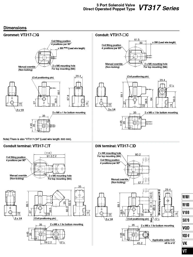 Électrovanne pneumaticVT317 three-way direct acting solenoid valve VT317-5G-02 VT317-5D-02 VT317V-4DZ-02 VT317-4D-02 VT317V-4D-02 VT317-3G-02 Pneumatique — détail 3