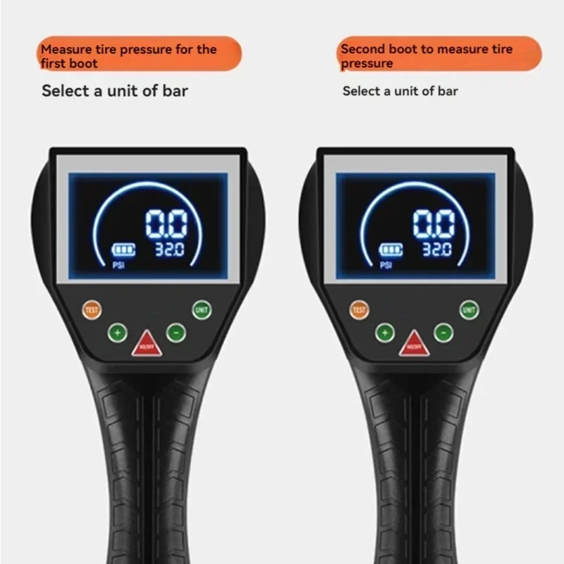 New Automatic Tire Rapid Inflator Preset Pressure Charging And Discharging High-precision Automobile Tire Inflating Meter